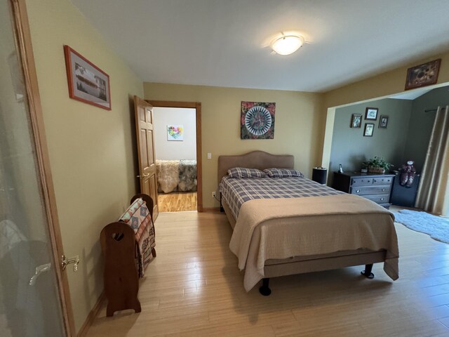 55 Pember Rd, Levant, ME 04456 - bedroom with light wood-style flooring