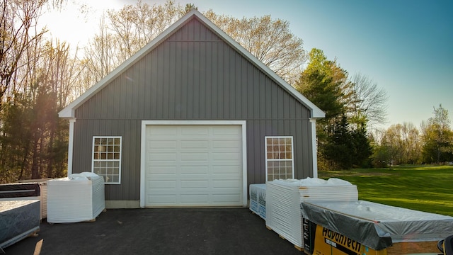 815 Grant Rd, Corinth, ME 04427 - detached garage featuring driveway