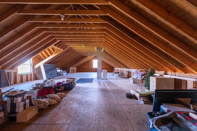 815 Grant Rd, Corinth, ME 04427 - view of unfinished attic