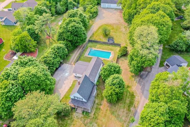 304 Main Rd N, Hampden, ME 04444 - bird's eye view of a pool area