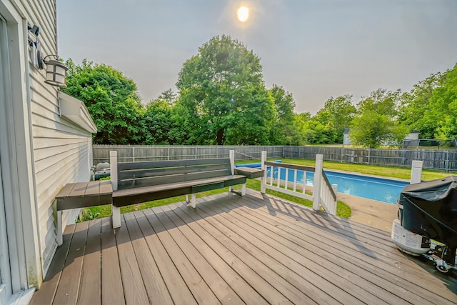 304 Main Rd N, Hampden, ME 04444 - wooden deck featuring view of scattered trees
