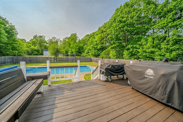 304 Main Rd N, Hampden, ME 04444 - wooden deck featuring area for grilling