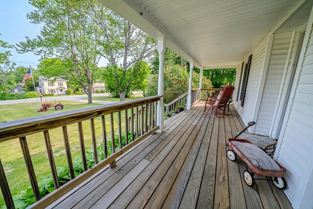 304 Main Rd N, Hampden, ME 04444 - porch with a yard