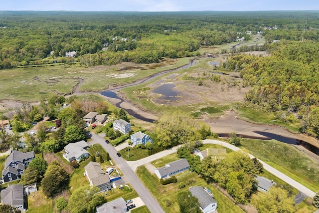 16 Marsh View Ave, Kennebunk, ME 04043 - aerial overview of property's location featuring a forest