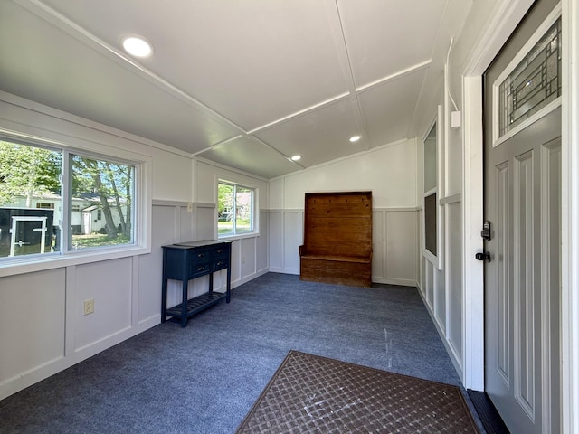 88 Union St, Calais, ME 04619 - unfurnished sunroom with vaulted ceiling