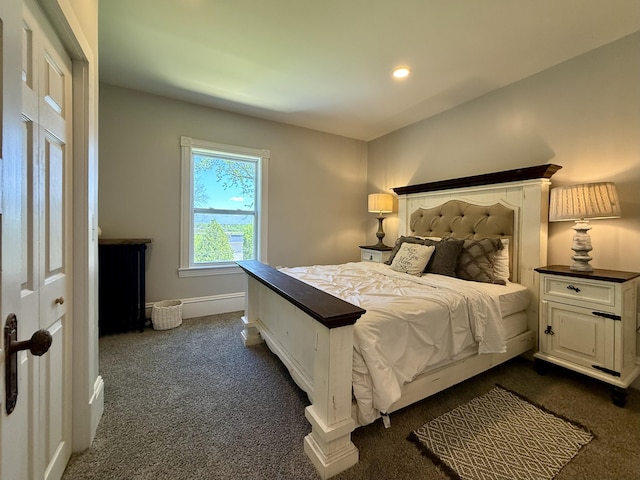 88 Union St, Calais, ME 04619 - bedroom featuring dark carpet and recessed lighting