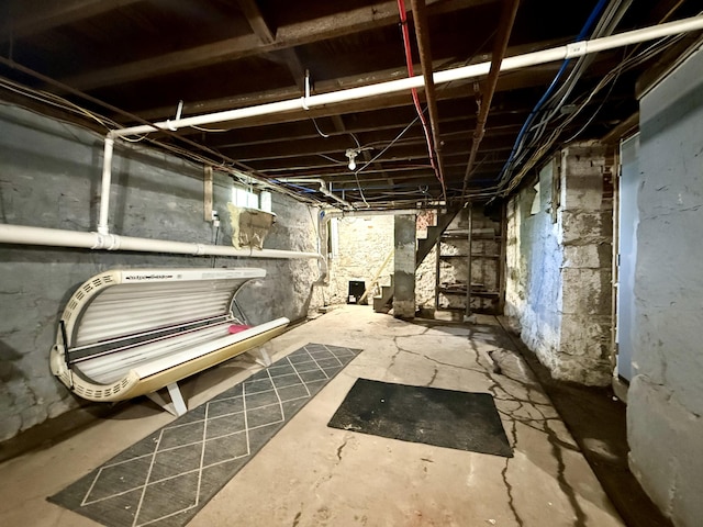 88 Union St, Calais, ME 04619 - view of unfinished below grade area