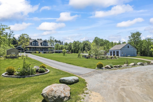 55 Mountain View Ext, Rockland, ME 04841 - view of property's community with a yard and driveway