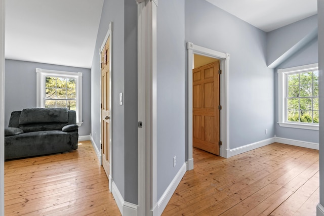 55 Mountain View Ext, Rockland, ME 04841 - corridor featuring light wood finished floors and baseboards