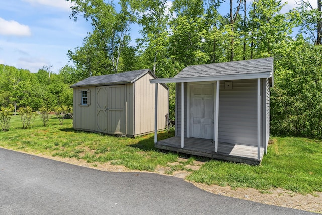 55 Mountain View Ext, Rockland, ME 04841 - view of shed featuring view of scattered trees