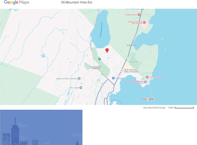 55 Mountain View Ext, Rockland, ME 04841 - map / location