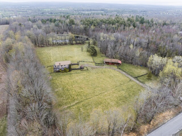 526 Range Rd, Dover-Foxcroft, ME 04426 - overview of rural landscape with a forest
