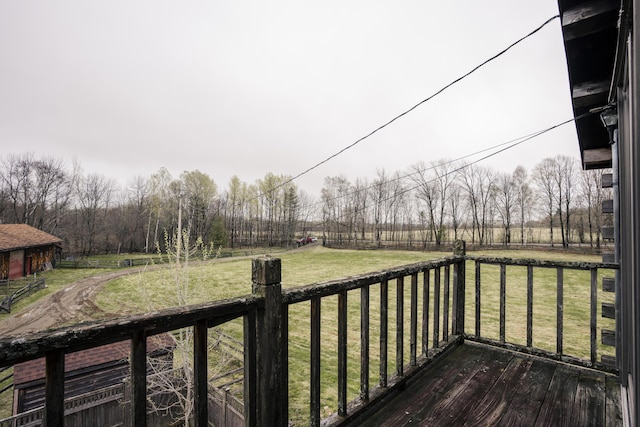 526 Range Rd, Dover-Foxcroft, ME 04426 - deck with a yard