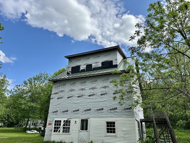 265 Grove St, Newport, ME 04953 - view of home's exterior featuring stairway