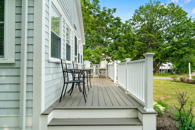 14 Larrys Ldg Unit 14, Ogunquit, ME 03907 - view of wooden deck