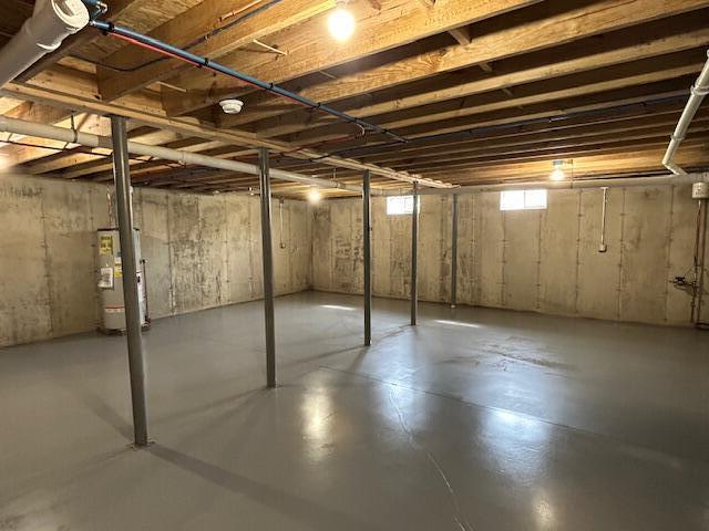 144 Curtis St, Pittsfield, ME 04967 - basement with water heater
