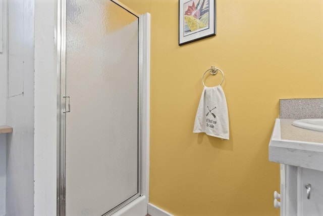 66 Myron Hall Rd, Raymond, ME 04071 - bathroom with a shower stall