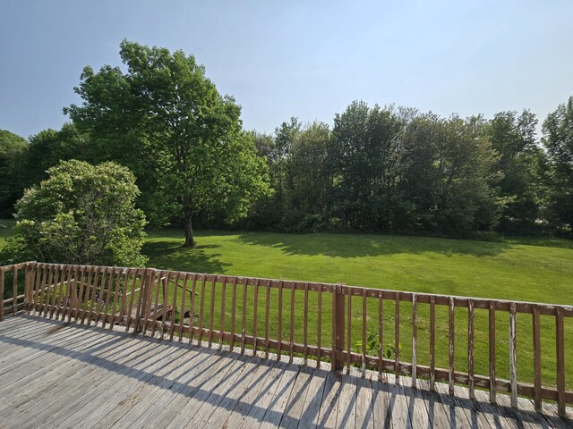 25 Jarvis Gore Dr, Eddington, ME 04428 - deck featuring a yard