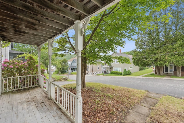 9 Maple St, Jay, ME 04239 - porch with a residential view