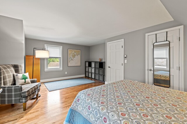 534 Summit St, Portland, ME 04103 - bedroom with wood finished floors and baseboards