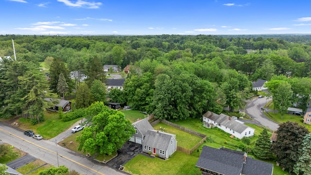 534 Summit St, Portland, ME 04103 - aerial perspective of suburban area featuring a forest