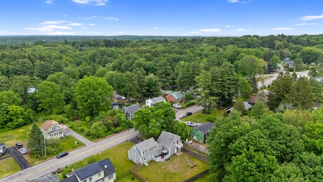 534 Summit St, Portland, ME 04103 - aerial overview of property's location with a heavily wooded area