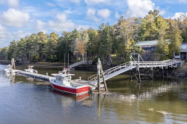 36 Hodgdon Rd, Westport Island, ME 04578 - dock with a water view