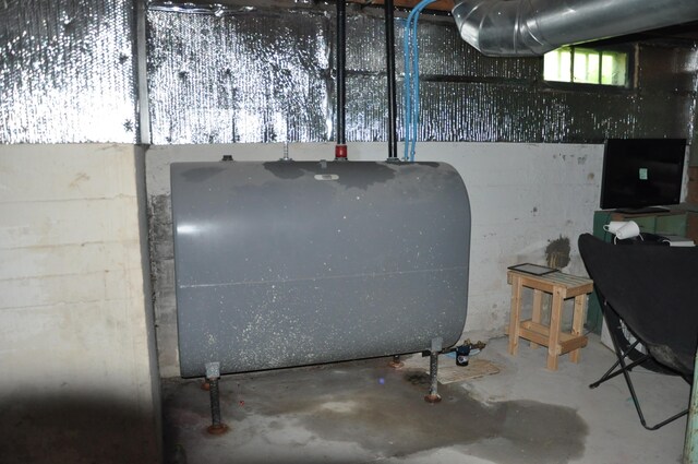 5 Charles St, Orono, ME 04473 - basement with heating fuel