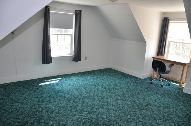 5 Charles St, Orono, ME 04473 - bonus room with plenty of natural light, carpet, and vaulted ceiling