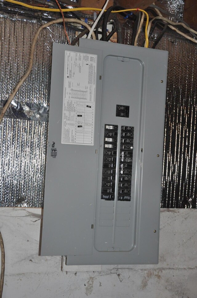 5 Charles St, Orono, ME 04473 - utility room featuring electric panel