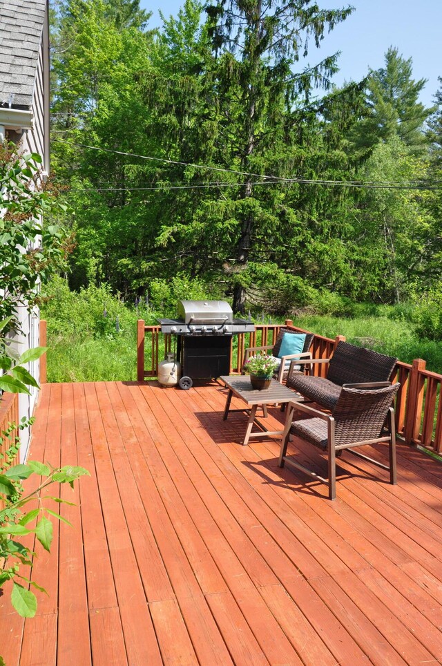 5 Charles St, Orono, ME 04473 - view of wooden terrace