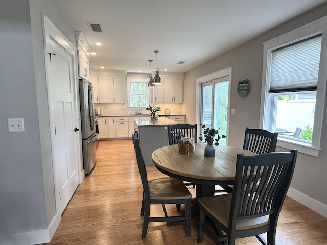 3 Jennifer Ln Unit 1, Wells, ME 04090 - dining room featuring light wood-style flooring, baseboards, and recessed lighting