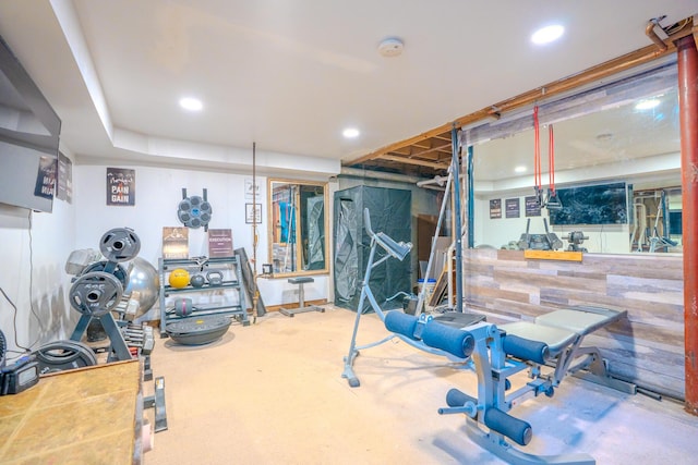 10 Empire Way, Portland, ME 04103 - workout room featuring recessed lighting