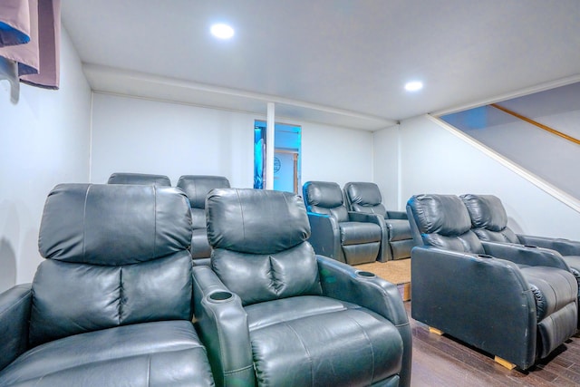 10 Empire Way, Portland, ME 04103 - cinema with wood finished floors and recessed lighting