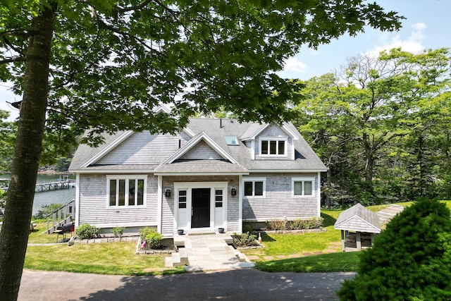 2301 State Route 129, South Bristol, ME 04568 - view of front of property featuring a front lawn and a shingled roof