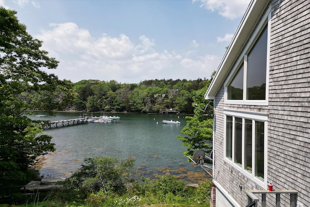2301 State Route 129, South Bristol, ME 04568 - water view featuring a heavily wooded area