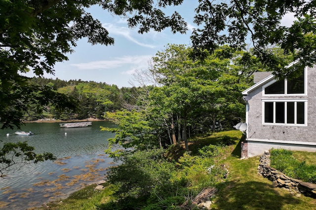 2301 State Route 129, South Bristol, ME 04568 - water view featuring a heavily wooded area