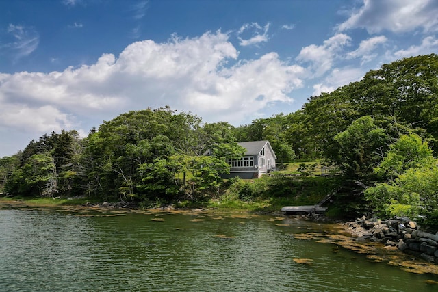 2301 State Route 129, South Bristol, ME 04568 - water view with a heavily wooded area