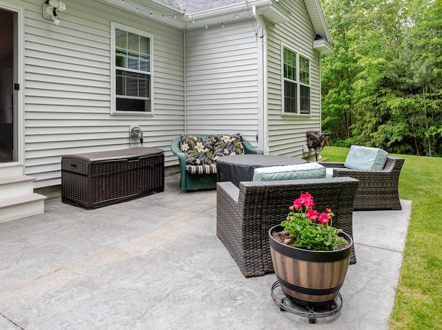 2 Neptune Rd, Old Orchard Beach, ME 04064 - view of patio / terrace with an outdoor living space