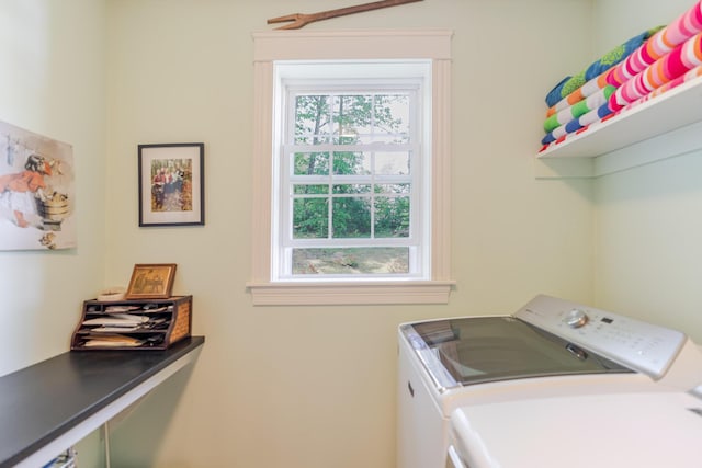 2 Neptune Rd, Old Orchard Beach, ME 04064 - washroom featuring washing machine and clothes dryer