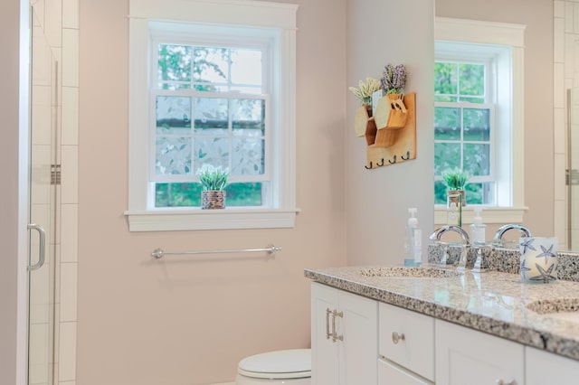2 Neptune Rd, Old Orchard Beach, ME 04064 - full bathroom with toilet, vanity, and a shower stall