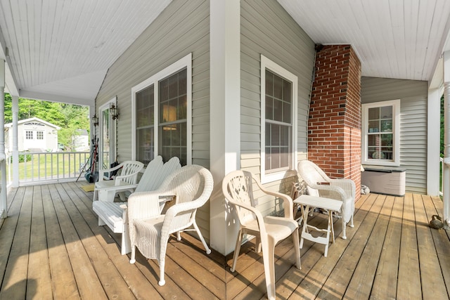 30 Oliver Woods Rd, Nobleboro, ME 04555 - view of porch