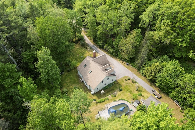 30 Oliver Woods Rd, Nobleboro, ME 04555 - view from above of property