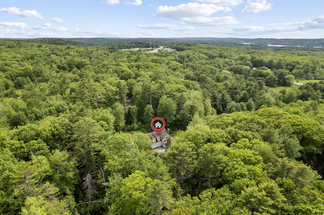 30 Oliver Woods Rd, Nobleboro, ME 04555 - bird's eye view of a forest