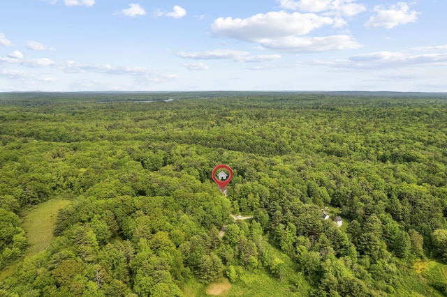 30 Oliver Woods Rd, Nobleboro, ME 04555 - drone / aerial view of a heavily wooded area