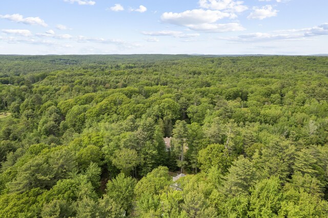 30 Oliver Woods Rd, Nobleboro, ME 04555 - bird's eye view of a heavily wooded area