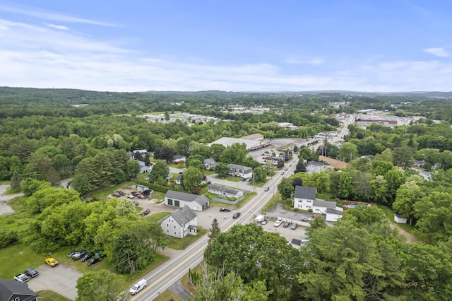 2 Laase Ave, Lewiston, ME 04240 - aerial view of property and surrounding area featuring a heavily wooded area