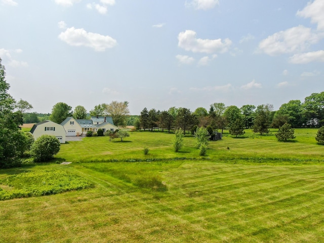 124 Swan Rd, Hermon, ME 04401 - view of green lawn featuring a rural view