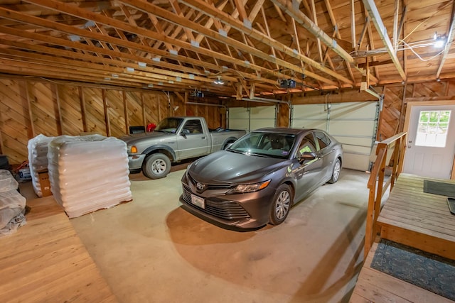 52A Judkins Rd, Harmony, ME 04942 - garage with wood walls