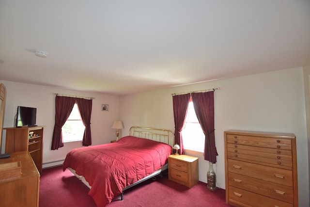 31 Curtis St, South Portland, ME 04106 - carpeted bedroom featuring a baseboard heating unit